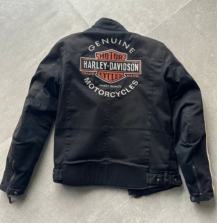 Motorjas Harley Davidson maat M, Ophalen, Zo goed als nieuw, Maat 48/50 (M)
