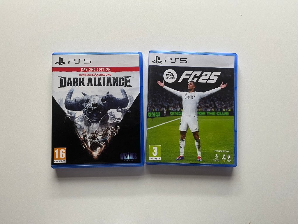 PS5 games: EA Sports FC 25 + D&D Dark Alliance, Games en Spelcomputers, Avontuur en Actie, Ophalen of Verzenden, Zo goed als nieuw