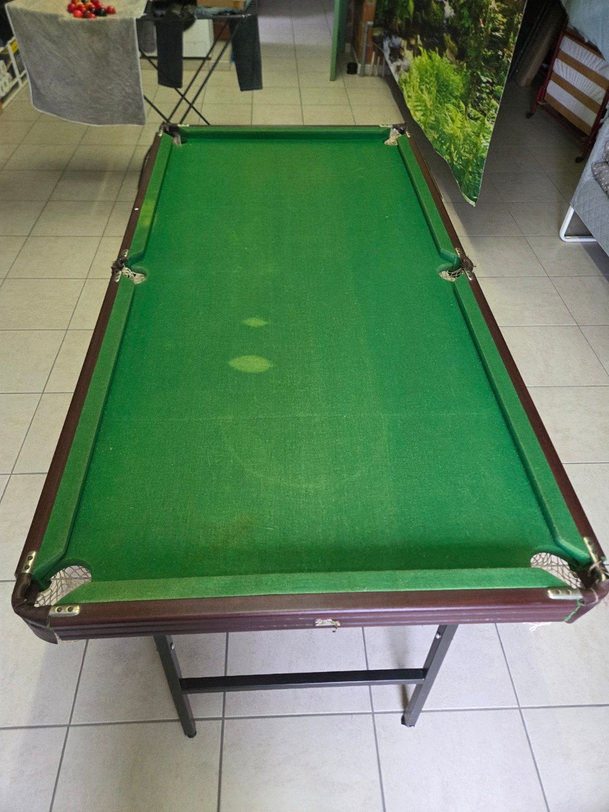 Gratis pooltafel blad af te halen met 3 keu, Ophalen, Pooltafel