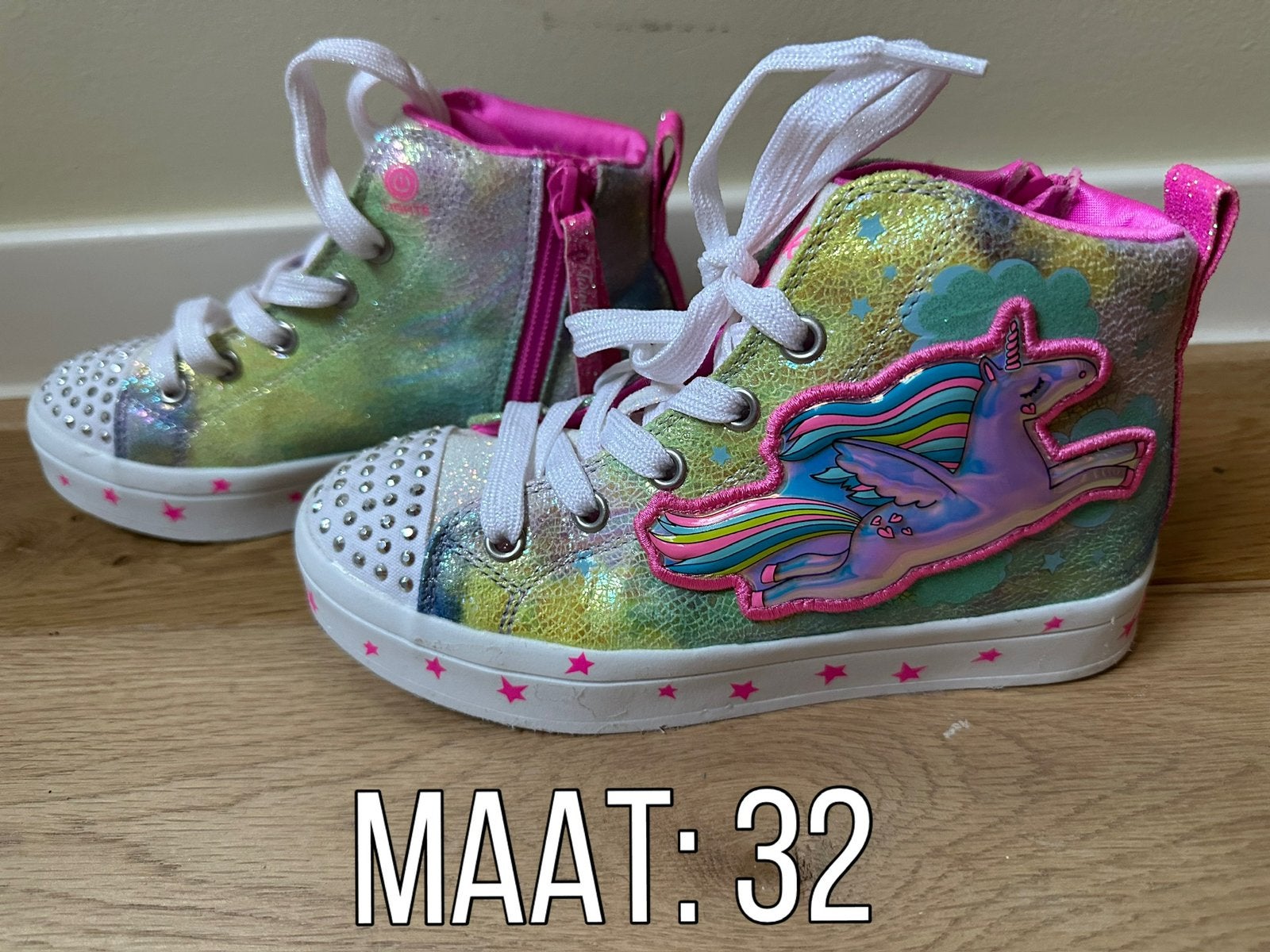 Skechers unicorn, maat 32,   zo goed als nieuw, Ophalen, Meisje, Schoenen, Zo goed als nieuw