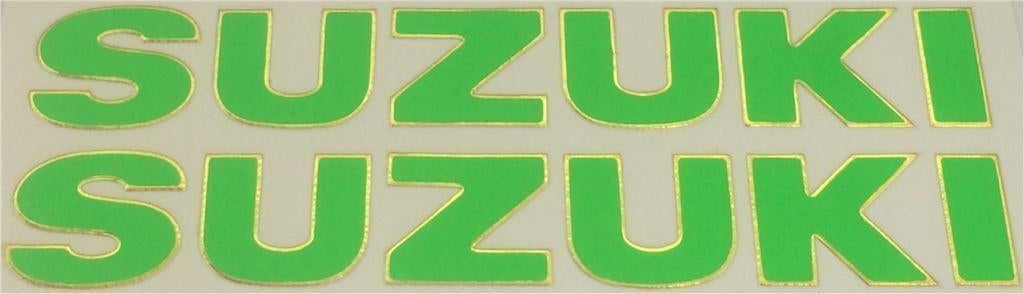 Suzuki losse letters sticker set #7, Envoi