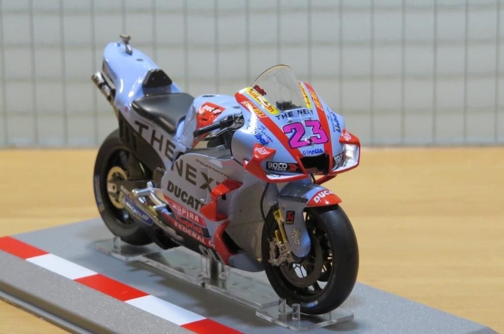 Enea Bastianini Ducati Desmosedici 2022 1:18 diecast, Ophalen of Verzenden, Nieuw, Motor, Overige merken