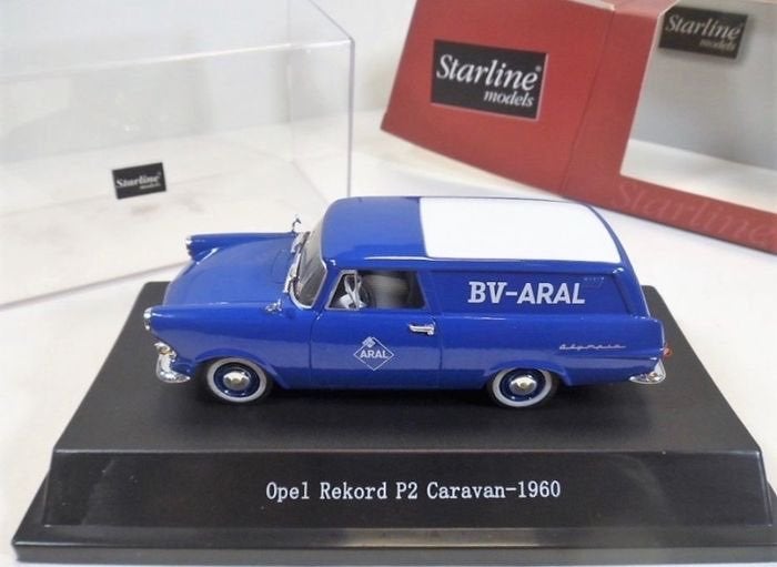 1:43 - Opel Rekord Caravan 1960 - nieuwstaat, Ophalen of Verzenden, Nieuw