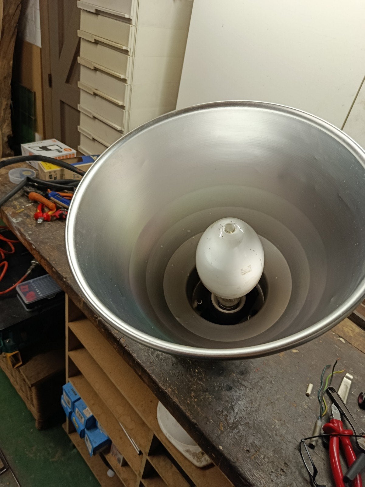 Industriële verlichting, Huis en Inrichting, Lampen | Vloerlampen, Ophalen
