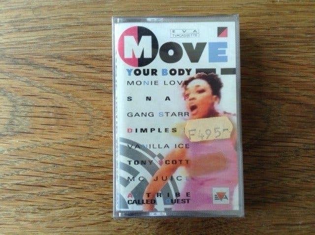 muziekcassette move your body, Overige genres, 1 bandje, Ophalen of Verzenden, Origineel