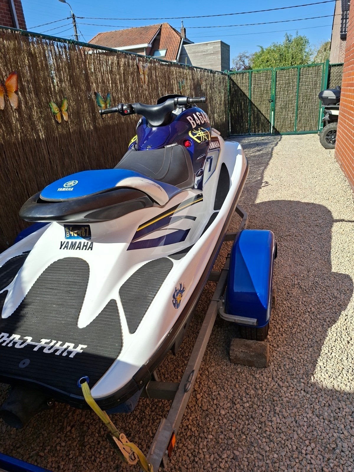 yamaha 800cc 120 pk met trailer, Ophalen, 120 tot 200 pk
