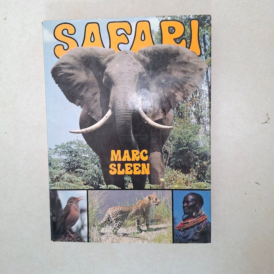 Gesigneerde boek van Mark Sleen over zijn safarireis, Livres, Enlèvement, Comme neuf, Photographes, Marc sleen