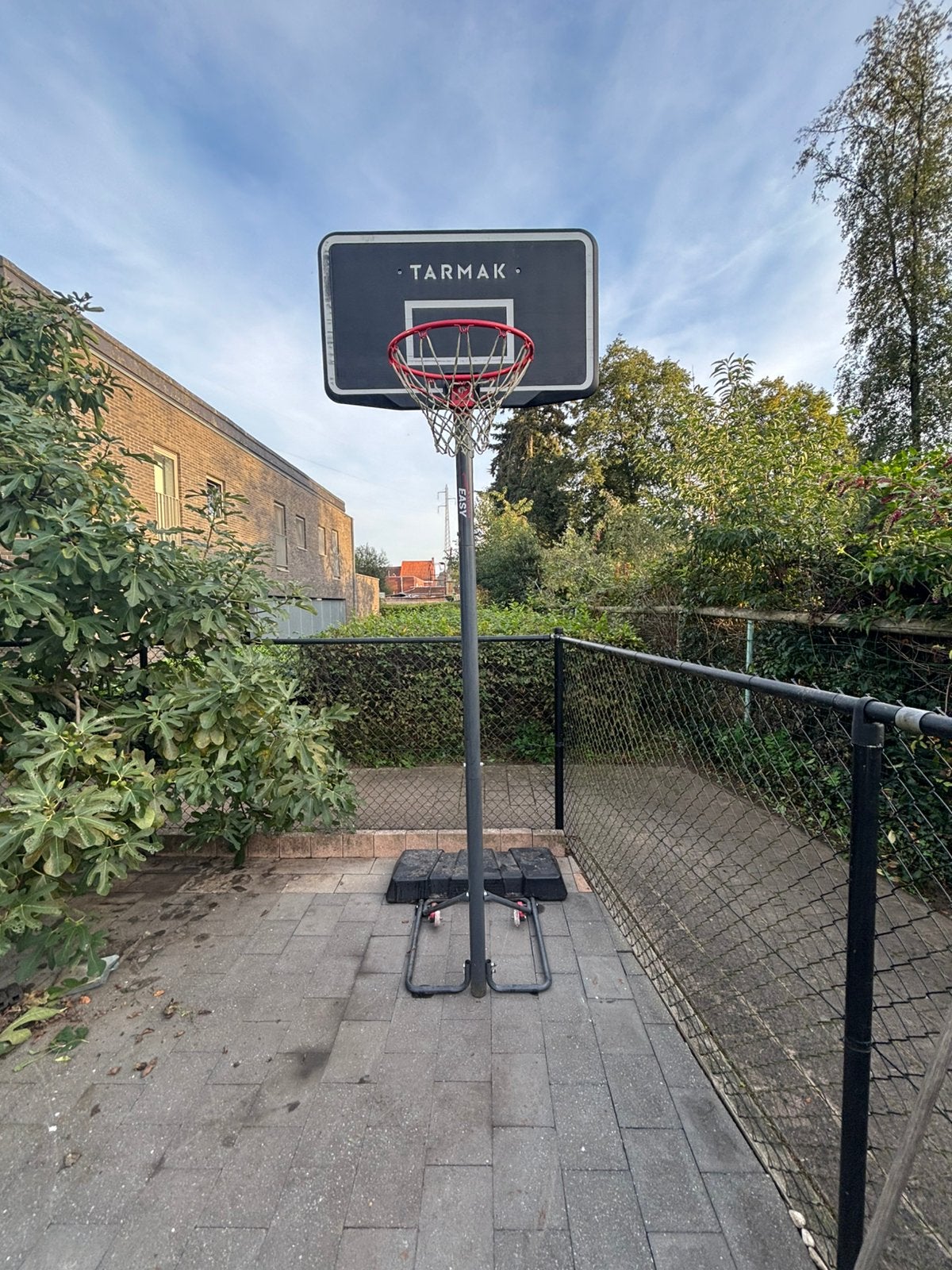 Basketbal ring met vrijstaande hoogte: Merk tarmak, Ophalen, Zo goed als nieuw, Ring, Bord of Paal