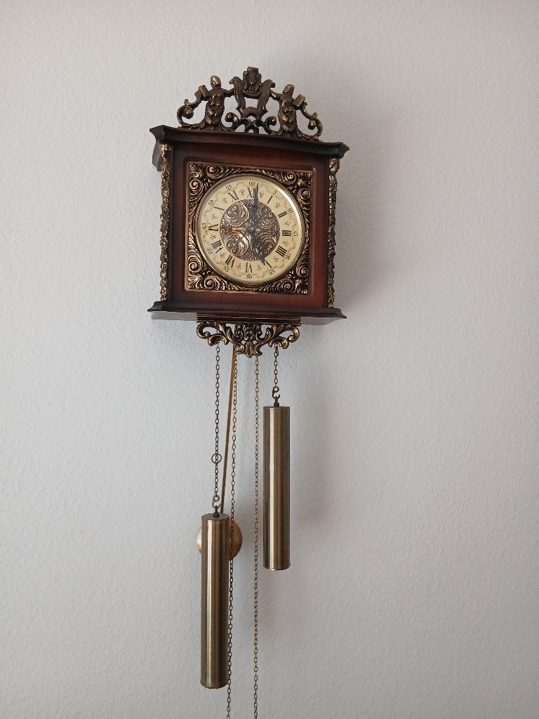 Vintage wandklok, Ophalen