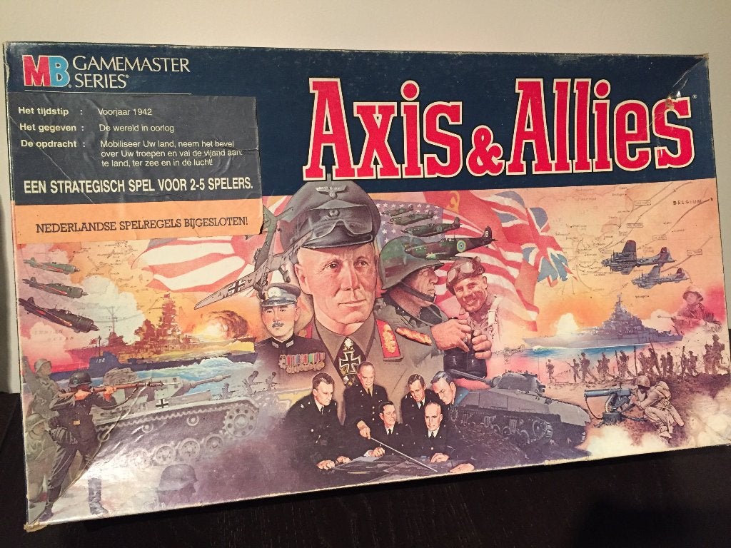 Axis & Allies MB Gamemaster (Stukjes Sealed), Hobby en Vrije tijd, Ophalen, Zo goed als nieuw, MB spellen