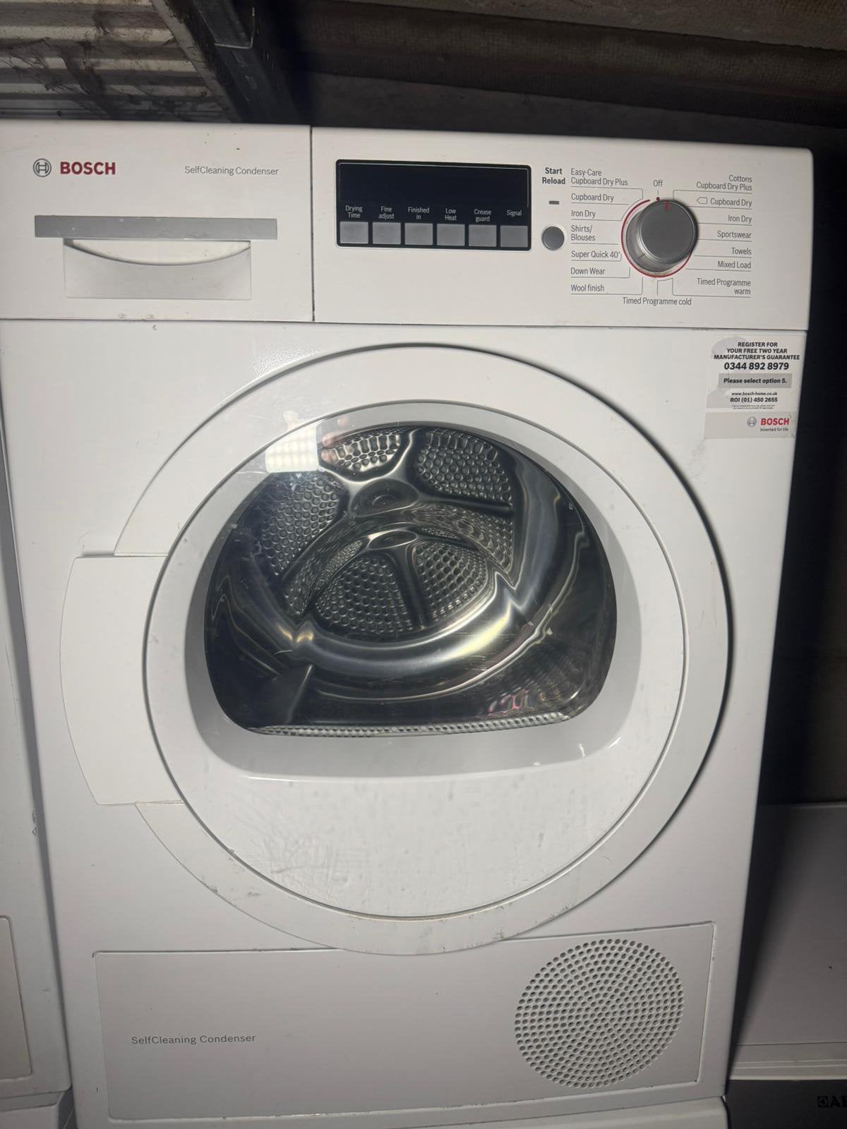 BOSCH DROOGKAST 8KG A+++ (GARANTIE), Ophalen, Zo goed als nieuw