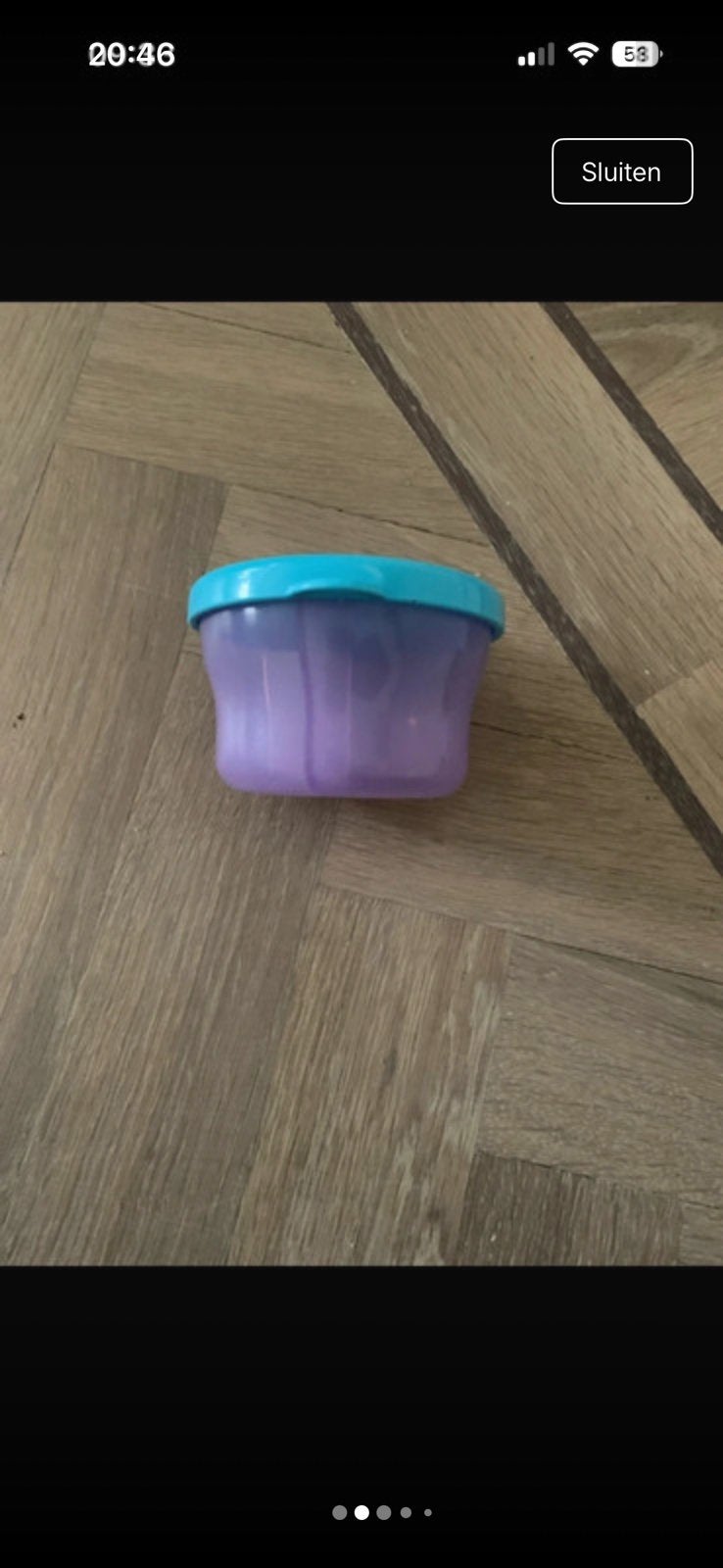 Boîte de distribution de lait en poudre Avent, Enfants & Bébés, Enlèvement, Comme neuf