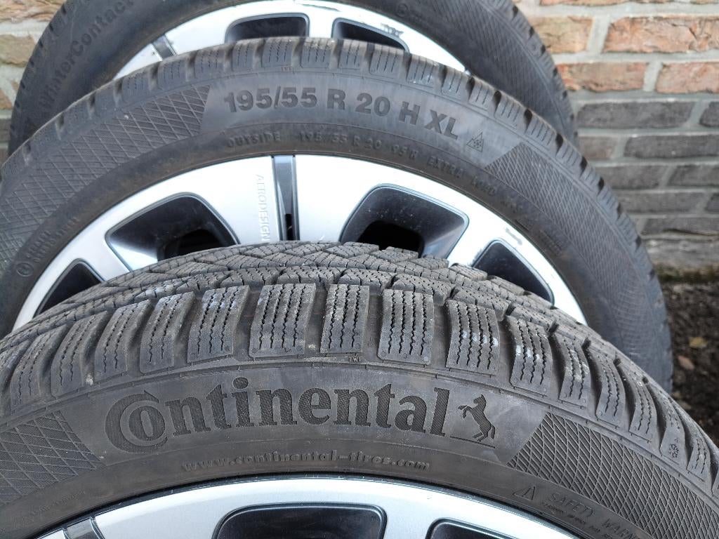 winterbanden  met velg Scenic 4   195/55R20 H XL, Auto-onderdelen, Banden en Velgen, Ophalen, Banden en Velgen, Winterbanden, 195 mm
