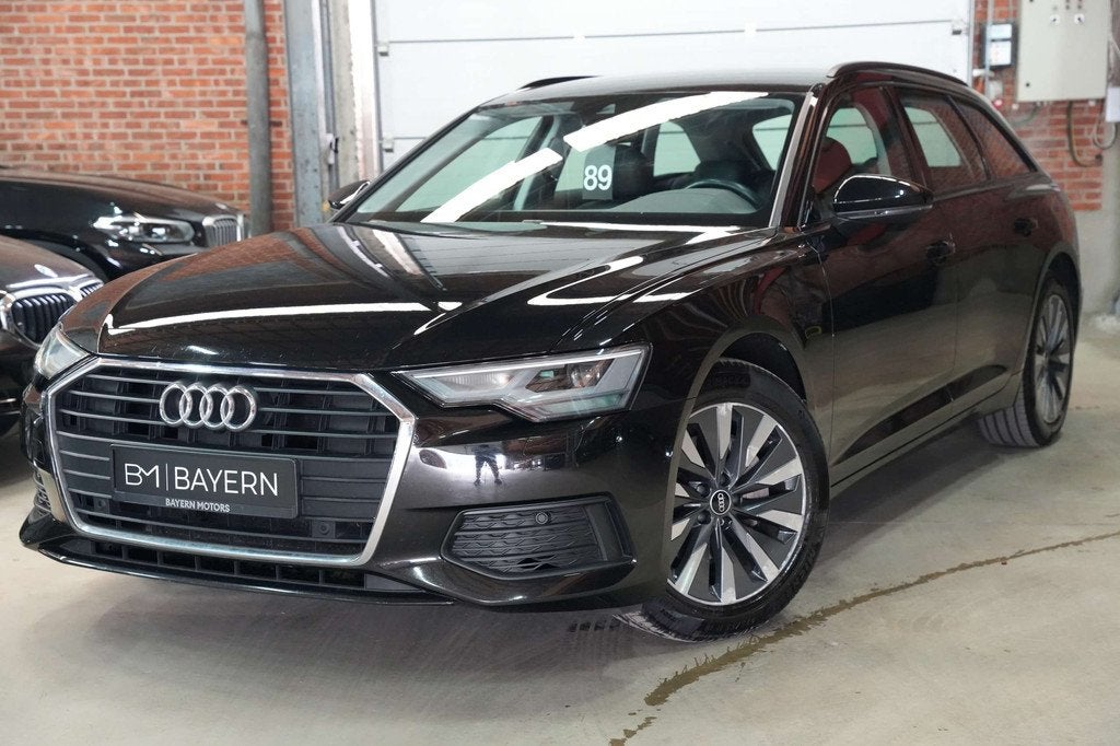 Audi A6 40 TDi Automaat Leder Trekhaak Garantie, Auto's, Audi, Automaat, 118 g/km, 4 cilinders, Zwart