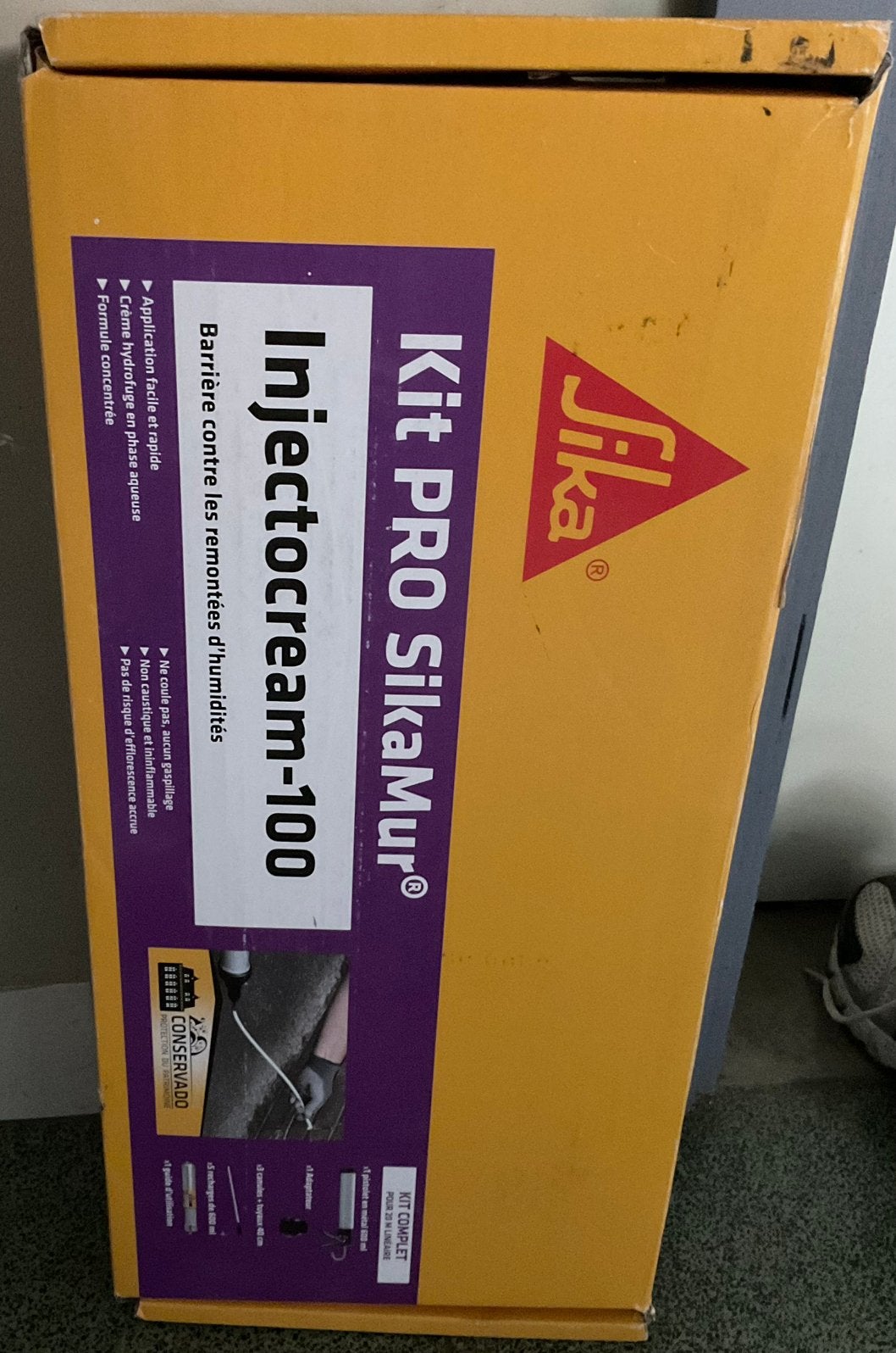 Sika Kit tegen opstijgend vocht, Bricolage & Construction, Enlèvement, Comme neuf
