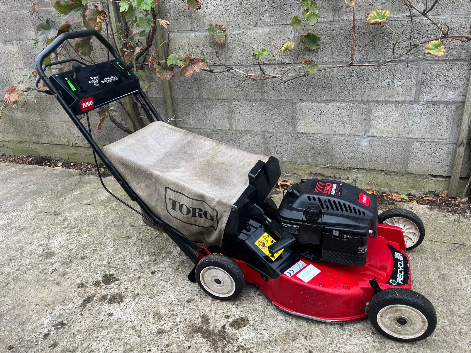Toro recycler 53cm, Tuin en Terras, Ophalen, Cirkelmaaier, Mulchfunctie, Benzine-grasmaaier