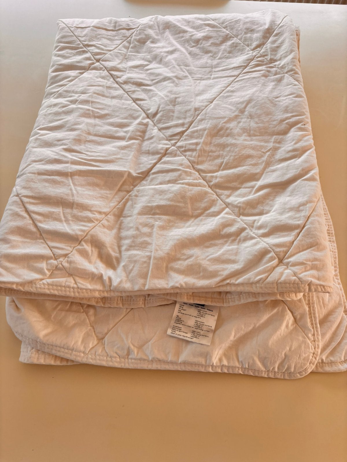 Couette 100% cotton - 140*200 super etat, Enlèvement, Comme neuf