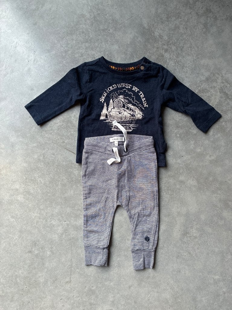 Setje Noppies, Enfants & Bébés, Vêtements de bébé | Taille 56, Garçon, Ensemble, Comme neuf, Enlèvement