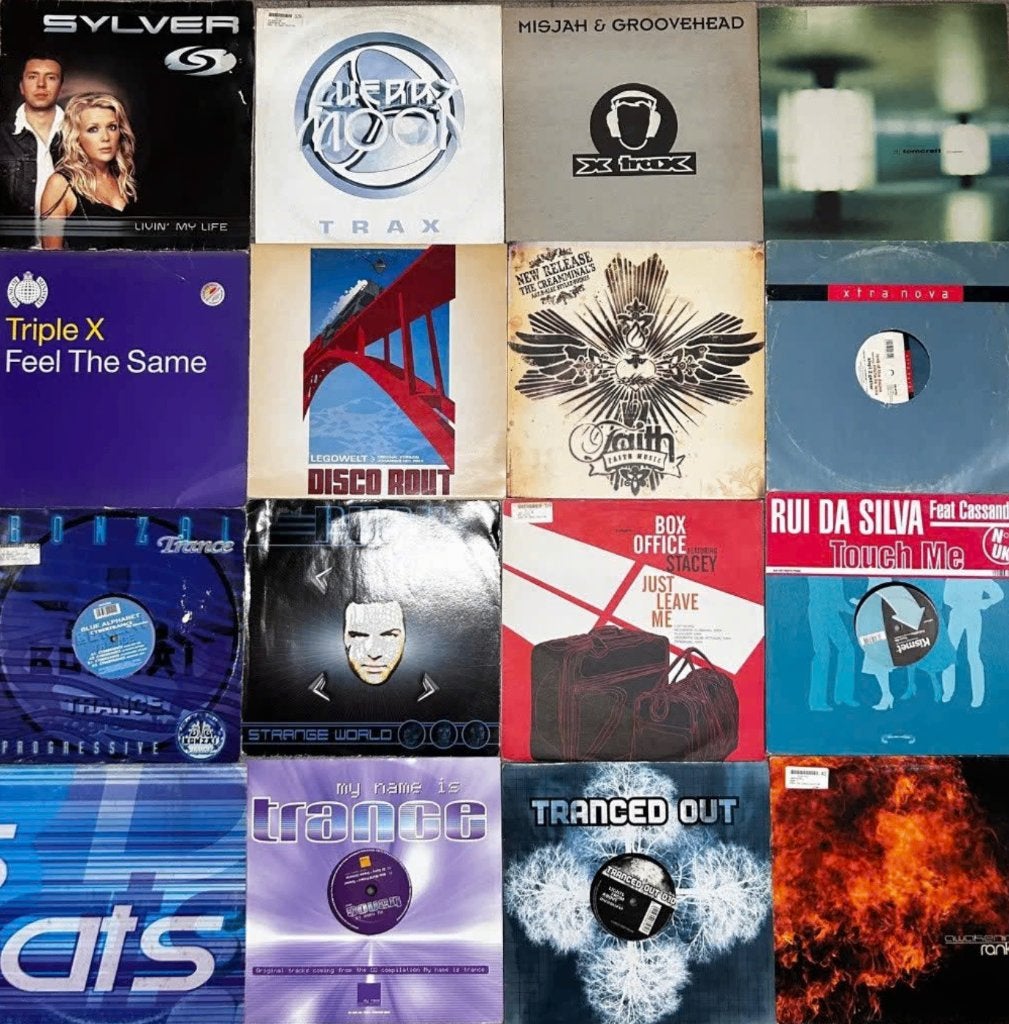 Lot van 200 Retro House, Techno en Trance platen, Ophalen, Gebruikt, 12 inch, Dance