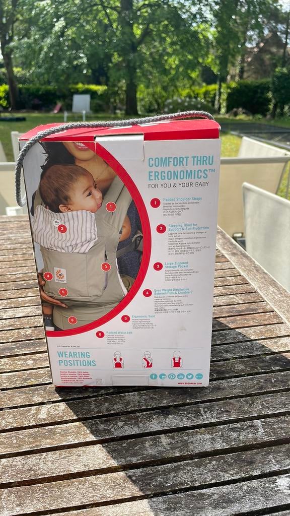 Draagzak ergobaby, Kinderen en Baby's, Ophalen, Zo goed als nieuw, Draagzak