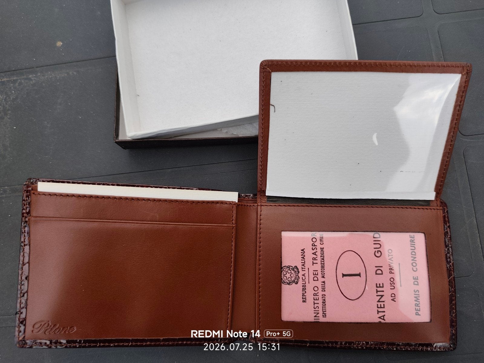 pitone portefeuille, Handtassen en Accessoires, Portemonnees, Overige merken, Bruin, Nieuw, Ophalen of Verzenden