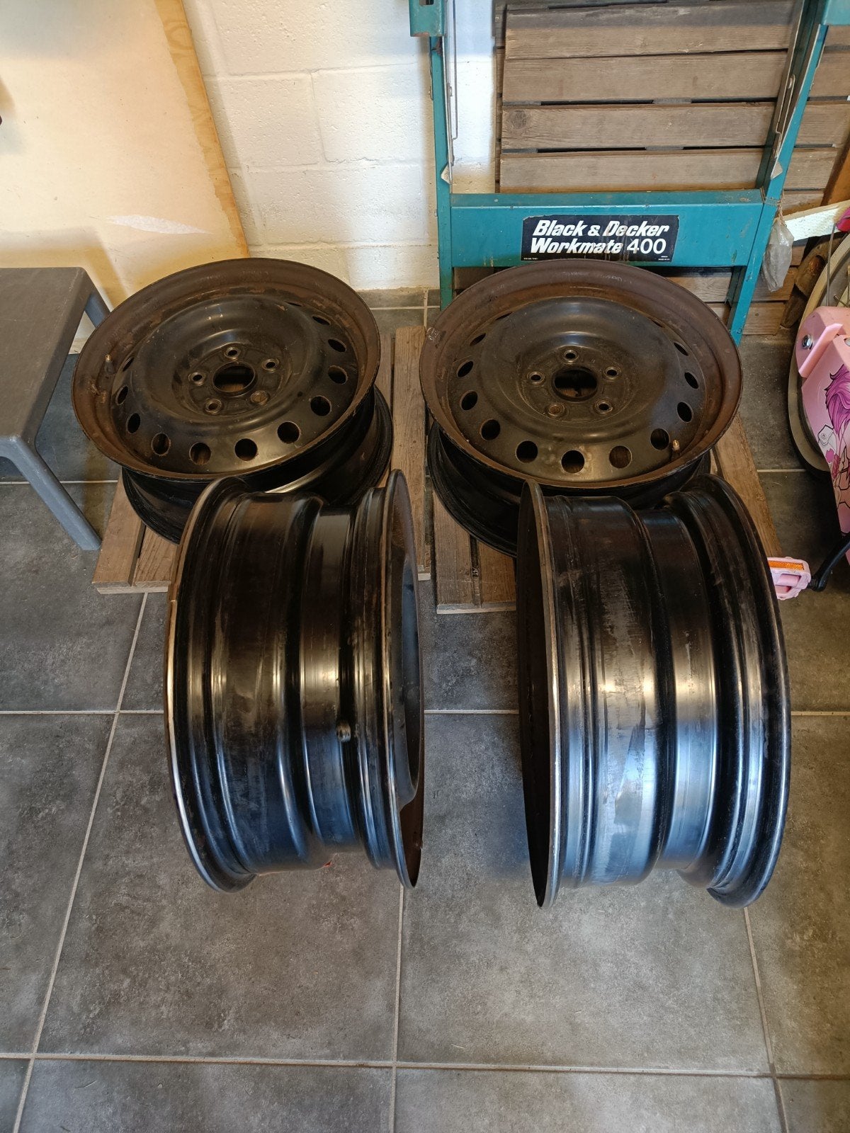 Stalen velgen  16 inch, Ophalen, Gebruikt, Velg(en), 16 inch