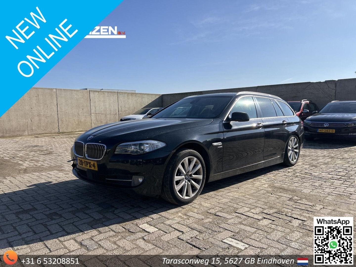 BMW 530 5-serie Touring 530xd High Executive LET OP: MOTOR P, Auto's, Automaat, Zwart, Zwart, Bedrijf