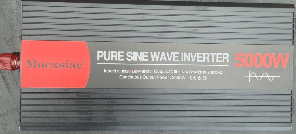 Omvormer 24v Naar 220v Zuivere Sinus, Enlèvement ou Envoi, Utilisé