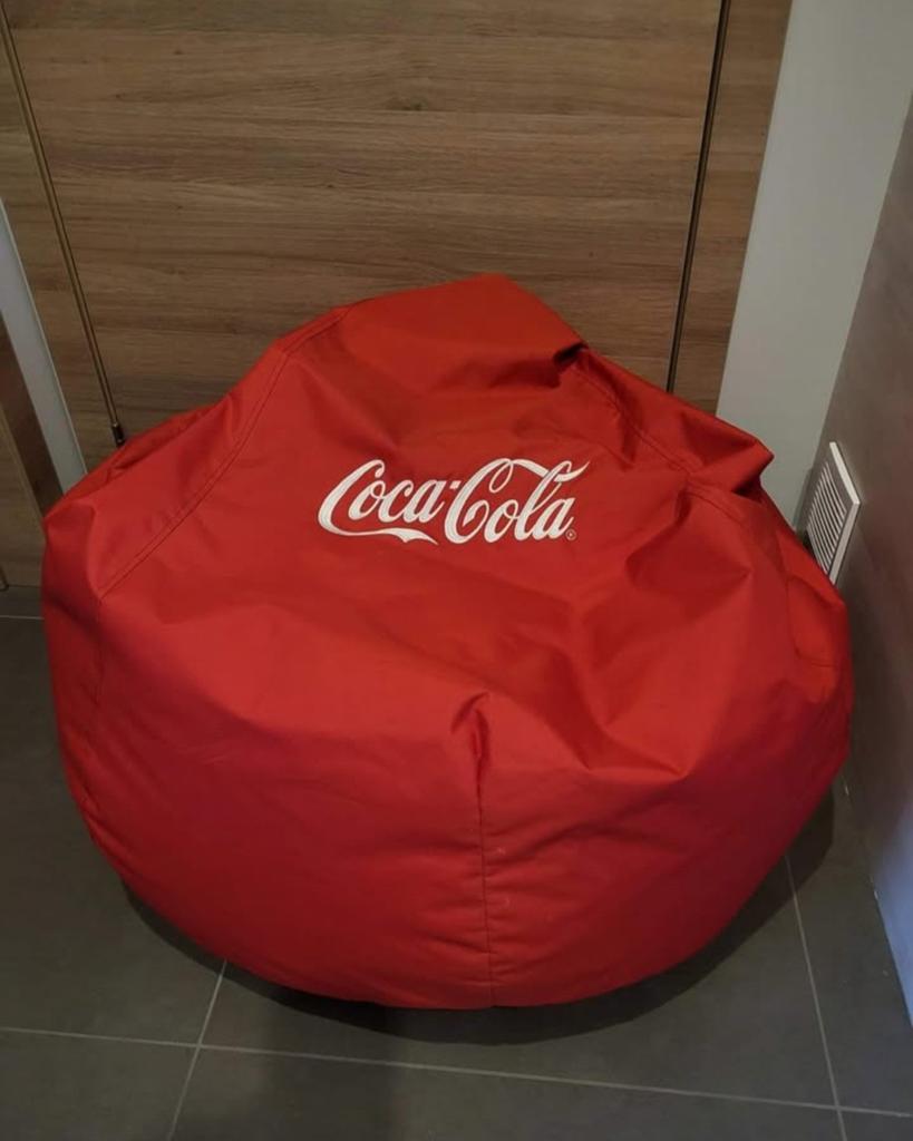 Zitzak coca-cola, Huis en Inrichting, Zitzakken, Ophalen, Zitzak