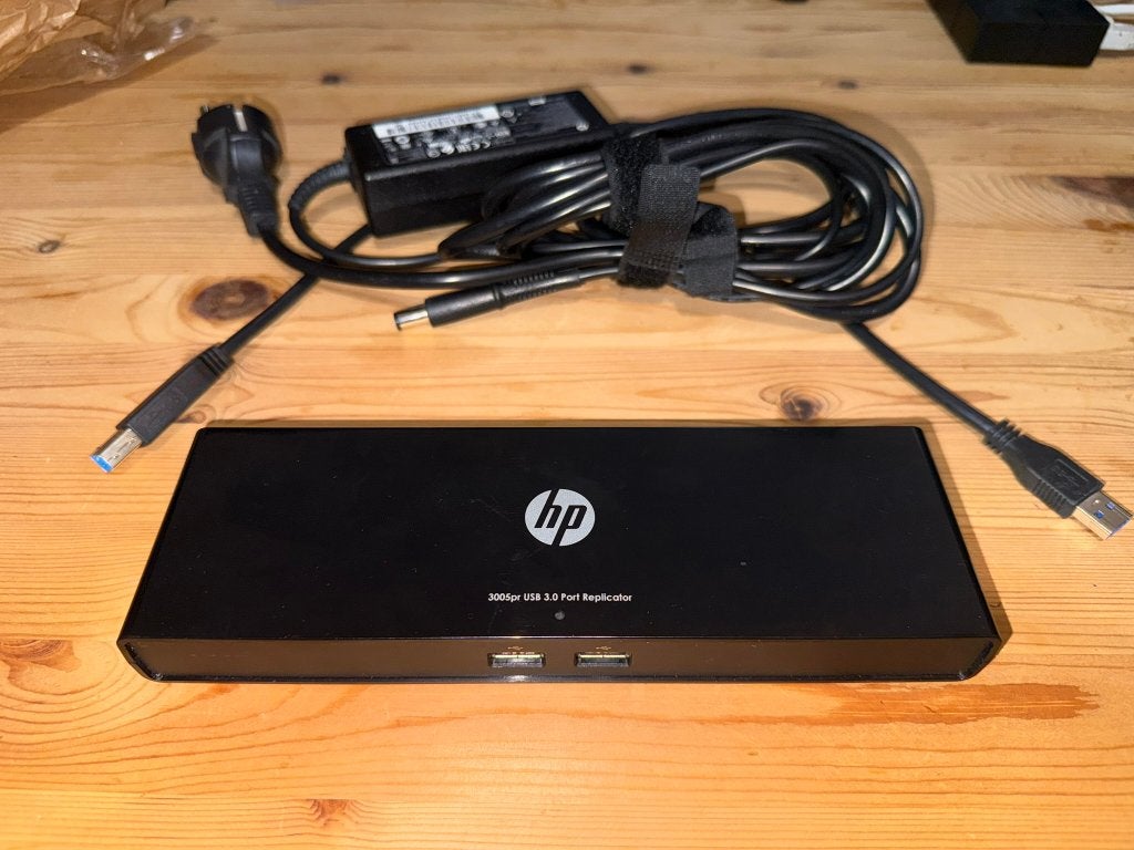 HP 3005pr Docking Station USB 3.0, Ophalen of Verzenden, HP, Docking station, Gebruikt