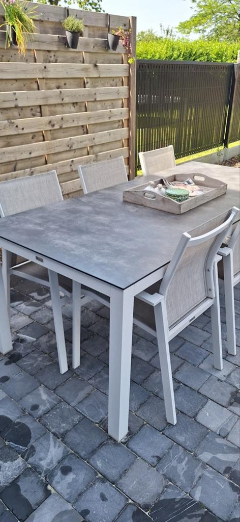 Tuinset Exterioo 6 personen, Jardin & Terrasse, Ensembles de jardin, Enlèvement, Salons de jardin