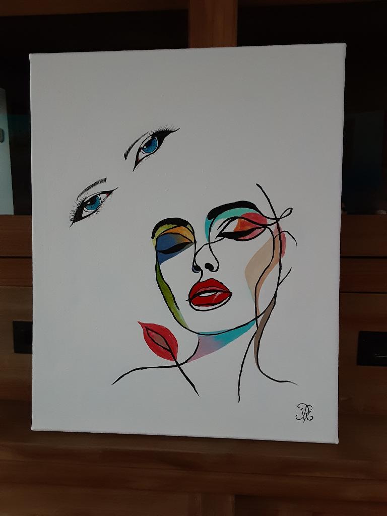Abstract werk ; True Colors (Feb 2026)., Antiek en Kunst, Kunst | Schilderijen | Abstract, Ophalen