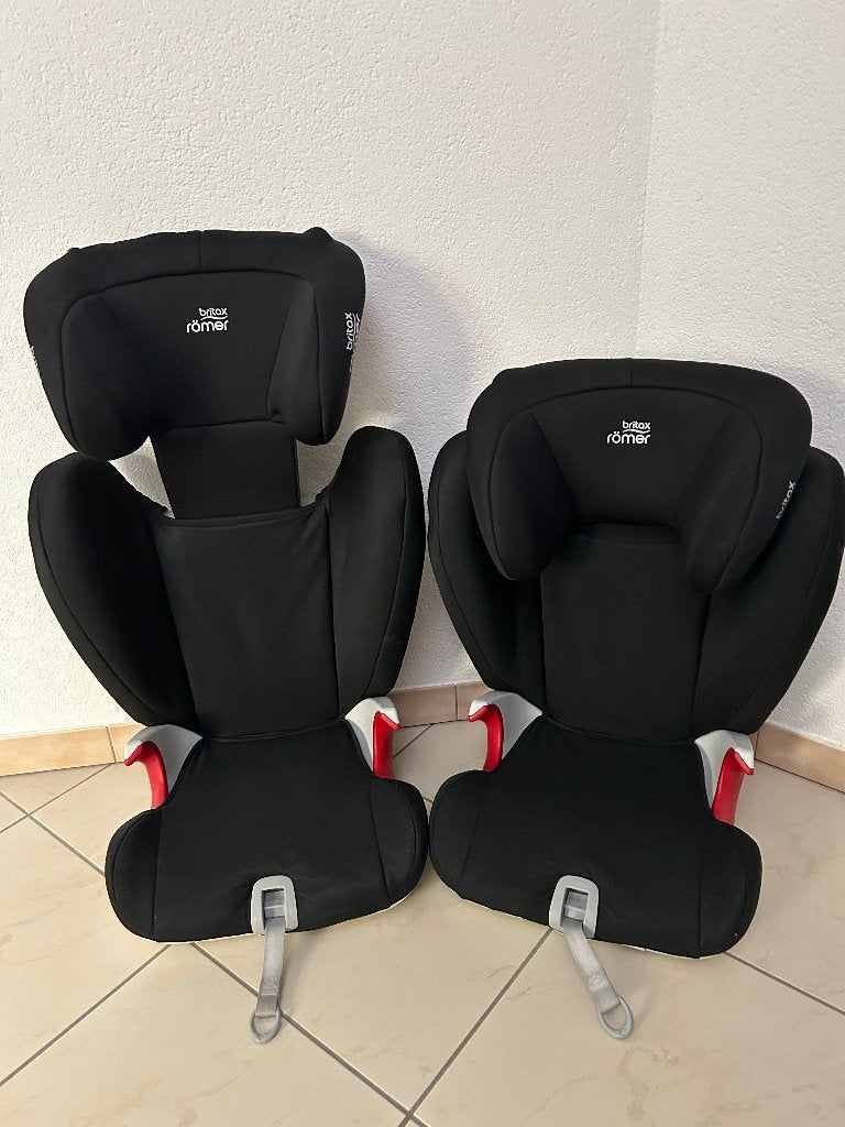 2 identieke autostoelen groep 2/3 met IsoFix, Kinderen en Baby's, Autostoeltjes, Ophalen, Romer, Autogordel of Isofix, Gebruikt