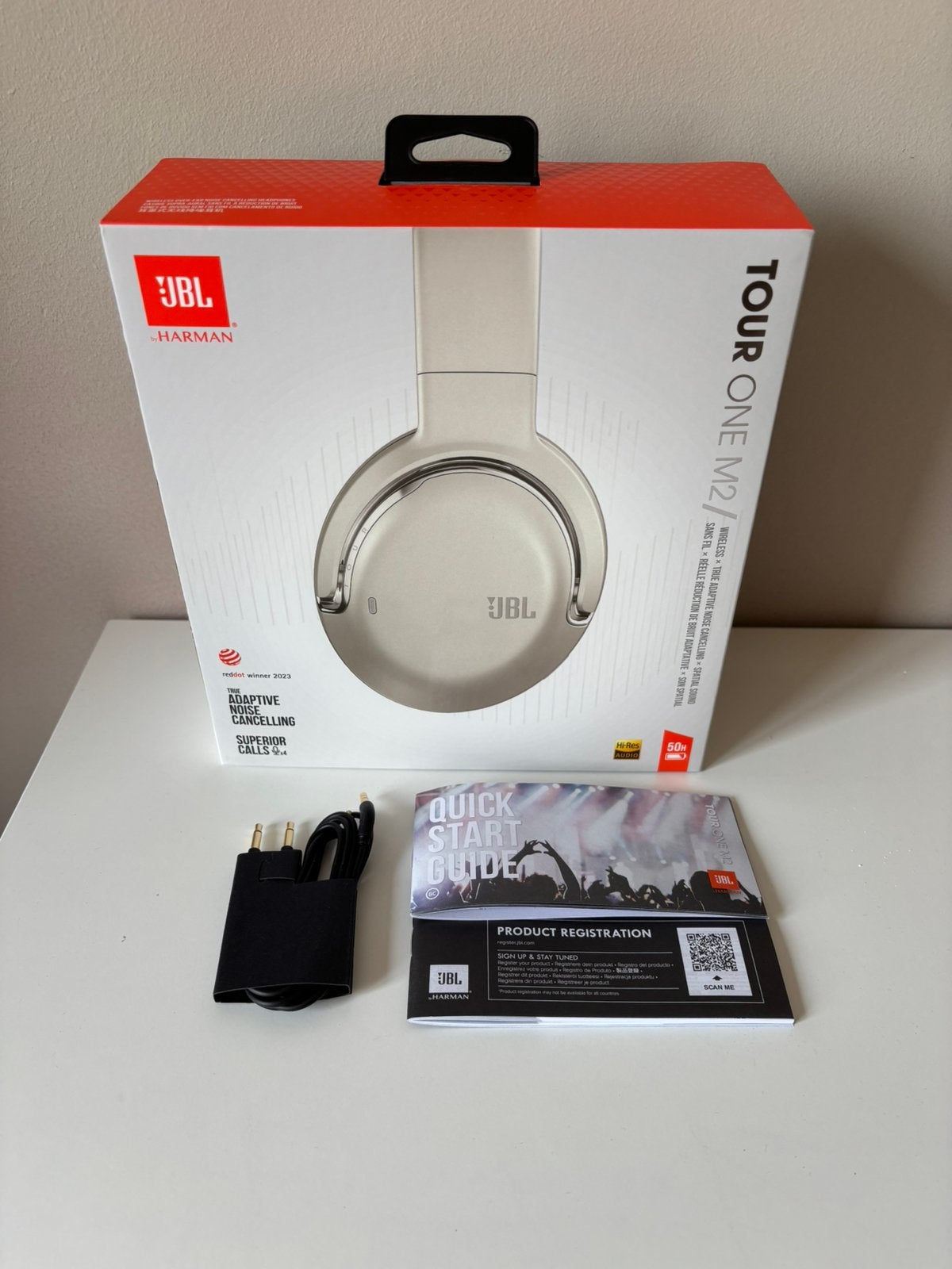JBL - Tour One M2 - Hoofdtelefoon - GREY, TV, Hi-fi & Vidéo, Casques audio, Envoi, Comme neuf, JBL