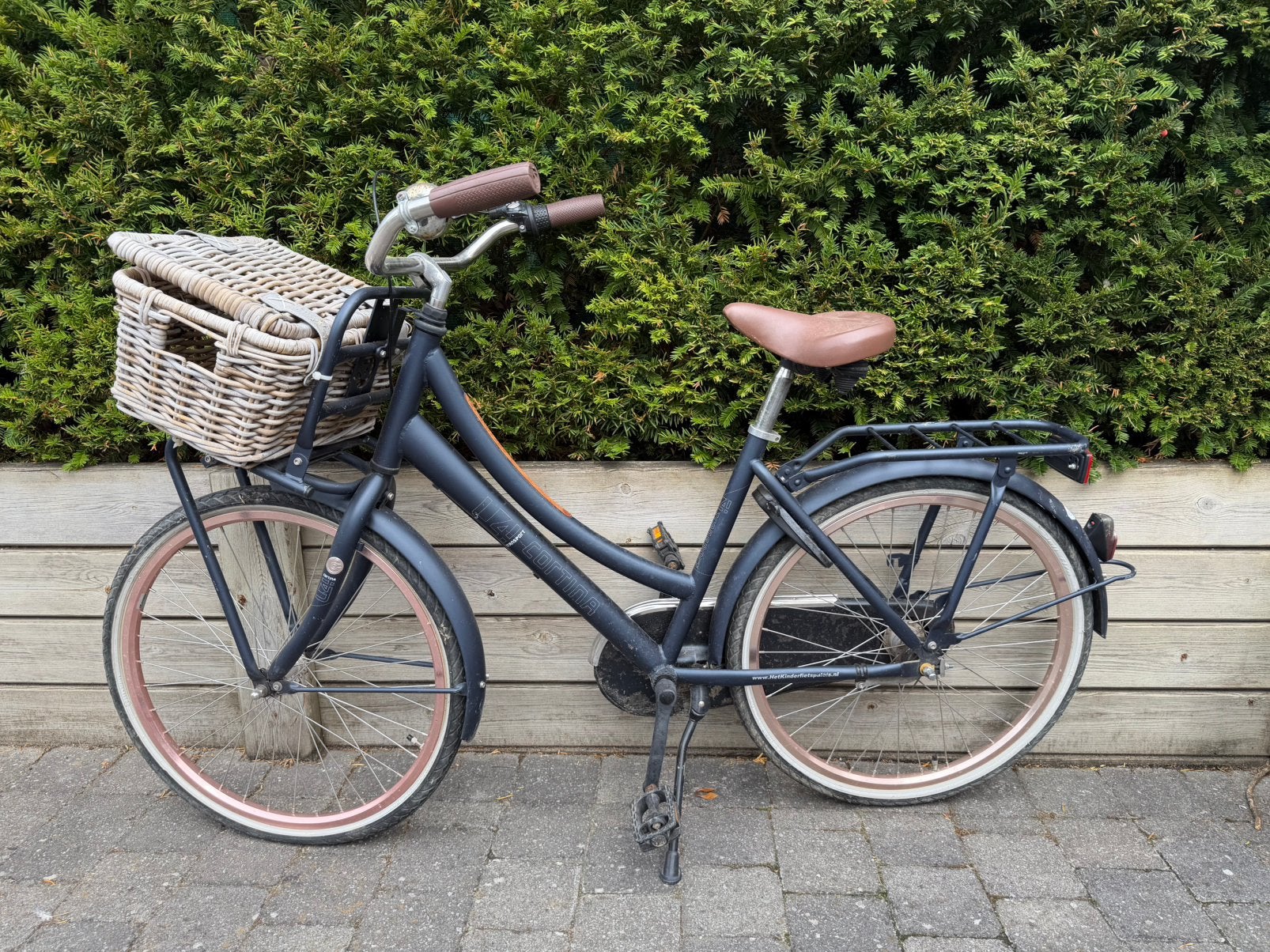Fiets Cortina, Ophalen, Terugtraprem, 22 inch, Handrem