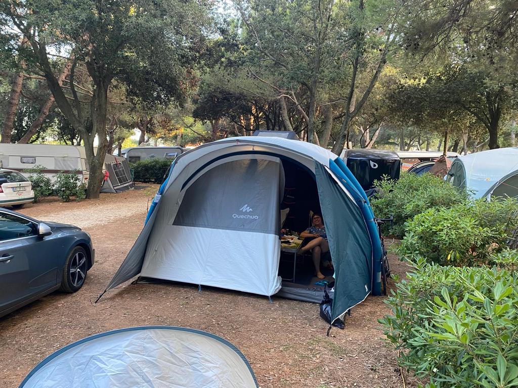 Quechua air seconds family 5.2 xl, Caravans en Kamperen, Tenten, Ophalen, Zo goed als nieuw, Tot en met 5