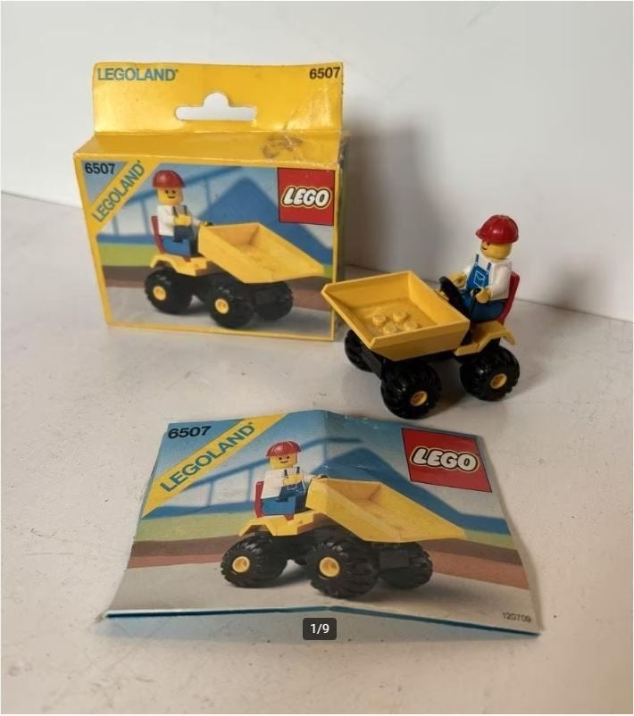 Lego Legoland - Mini Dumper - 6507, Instructions incluses, Enlèvement ou Envoi, Lego, Ensemble complet