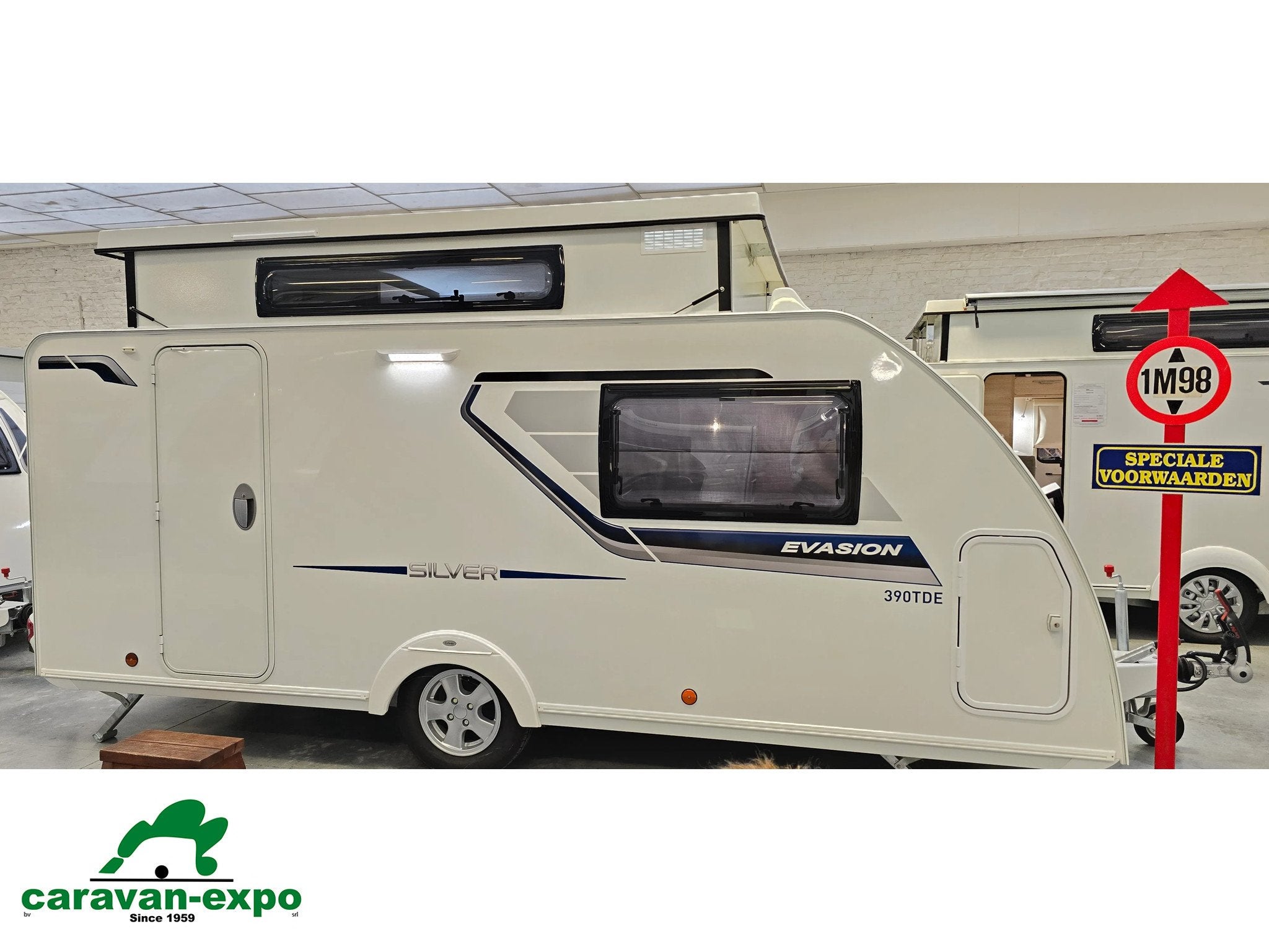 SILVER EVASION 390 TDE (TOKYO), Caravans en Kamperen, Caravans, Overige merken, Bedrijf, 4 tot 5 meter, Tot en met 3