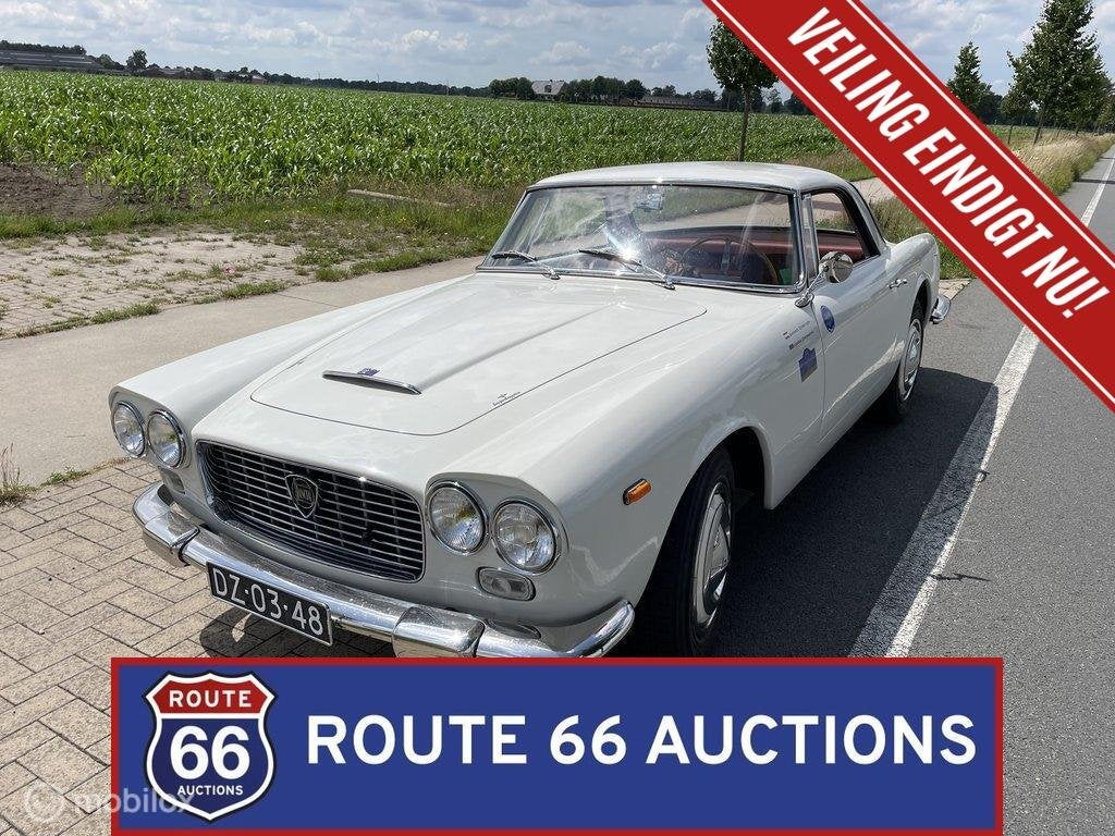 Lancia Flaminia GT 3C | 1962 | Route 66 Auctions, Autos, Achat, Entreprise, Boîte manuelle, Autre carrosserie