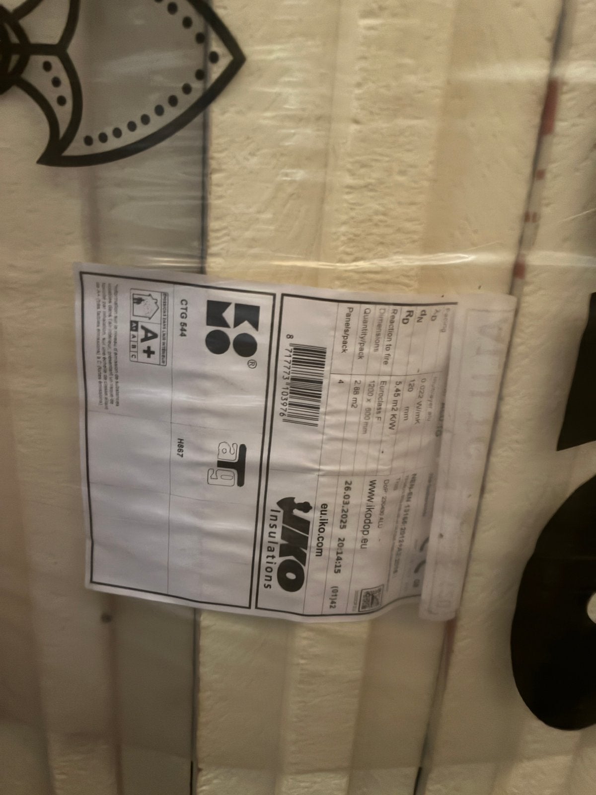 Iko isolatieplaten, Doe-het-zelf en Bouw, Ophalen, 12 cm of meer, Nieuw, 5 tot 10 m²