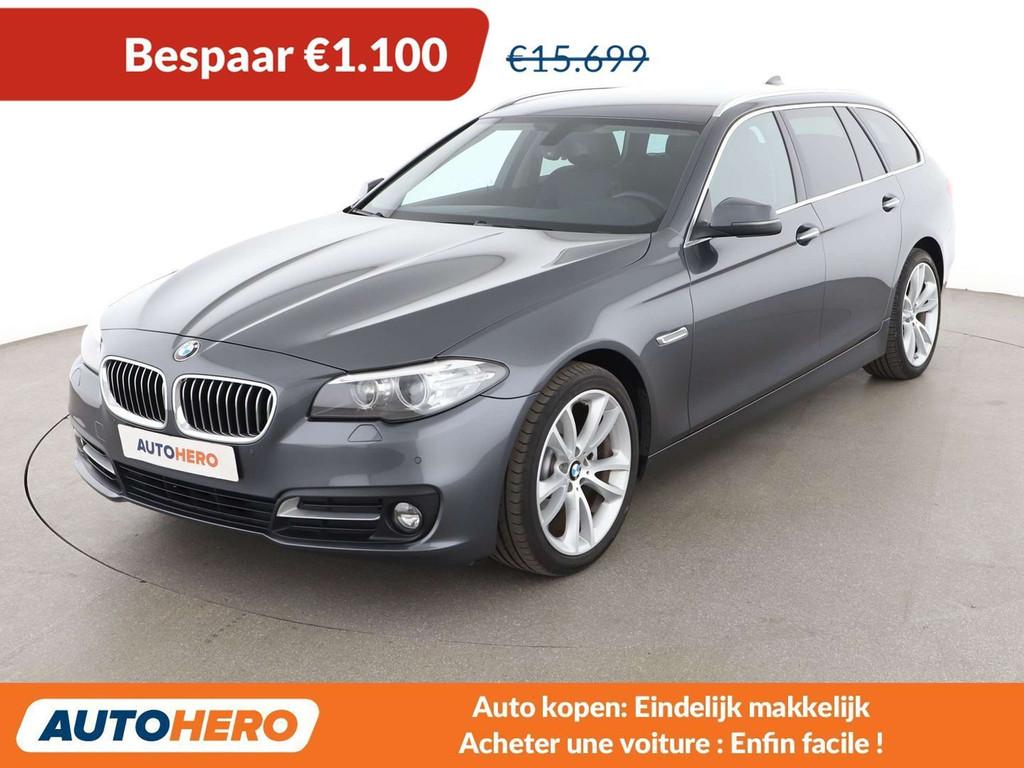 BMW 5 Serie 520 520d (année de construction 2015), Autos, Cuir, https://public.car-pass.be/vhr/703933be-8069-4c53-b297-f576d9a0551a