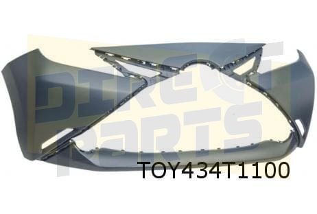 Toyota Aygo (-7/18) voorbumper (te spuiten) Origineel! 52119, -, -, Nieuw, Toyota