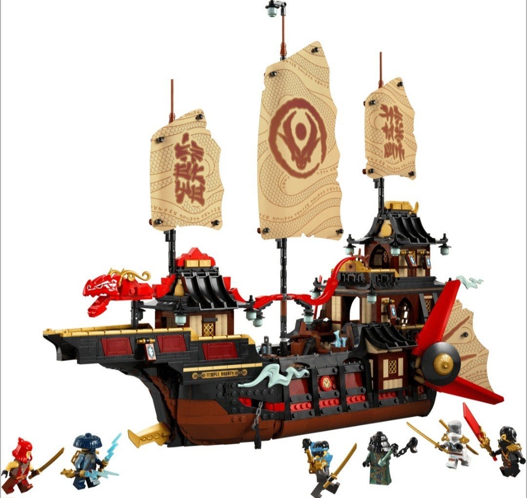 Lego NINJAGO 71848 De Tempel Bounty – 1x opgebouwd, Enfants & Bébés, Jouets | Duplo & Lego, Comme neuf, Lego, Ensemble complet