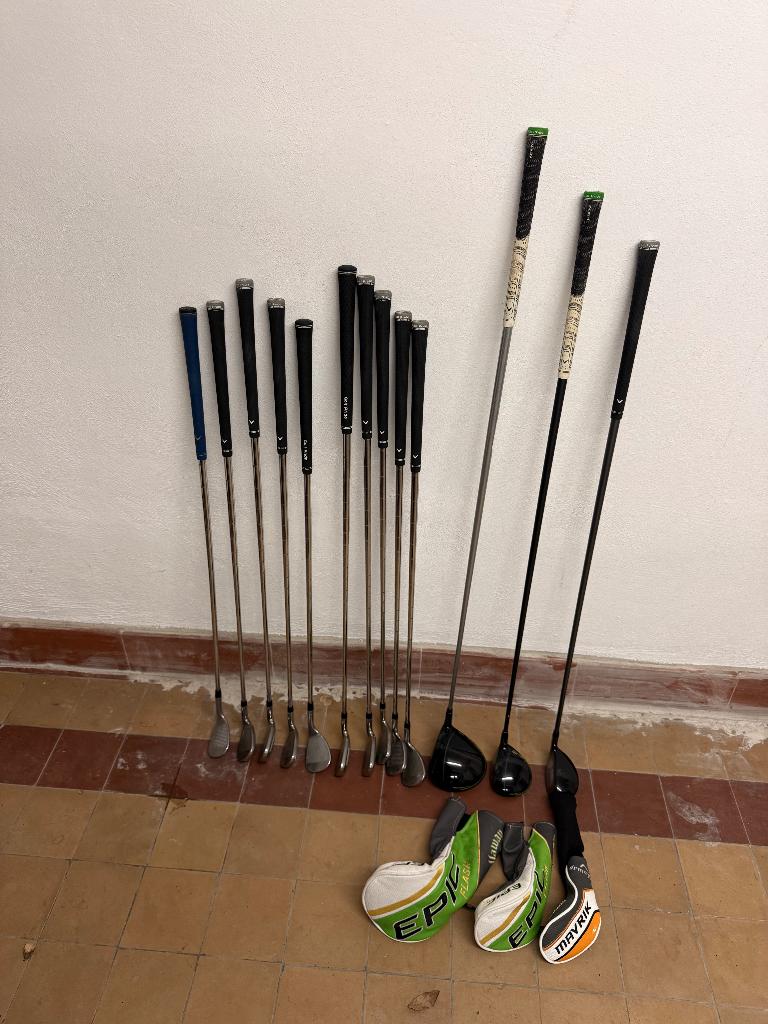 Golfset Callaway Maverick linkshandig mannen, Sport en Fitness, Overige Sport en Fitness, Ophalen of Verzenden, Gebruikt