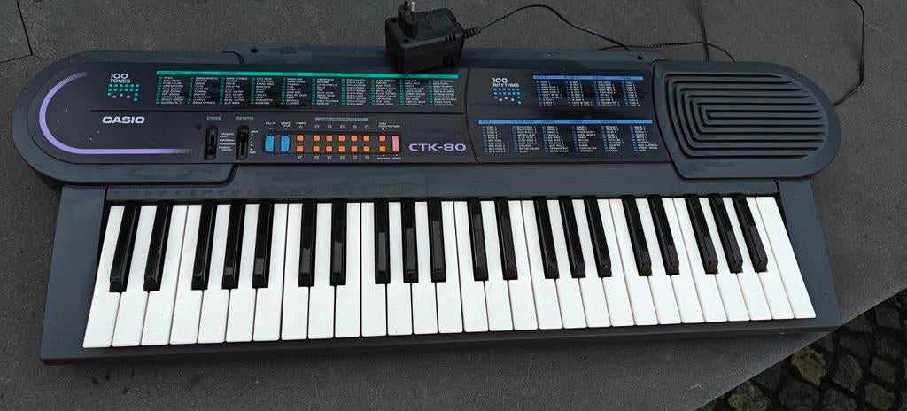 vintage Casio CTK-80 elektronisch keyboard. , Muziek en Instrumenten, Keyboards, 49 toetsen, Casio, Ophalen