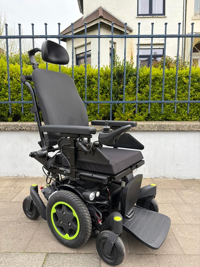 Quickie Q400m elektrische rolstoel in goede staat, Ophalen of Verzenden, Inklapbaar, Zo goed als nieuw, Elektrische rolstoel