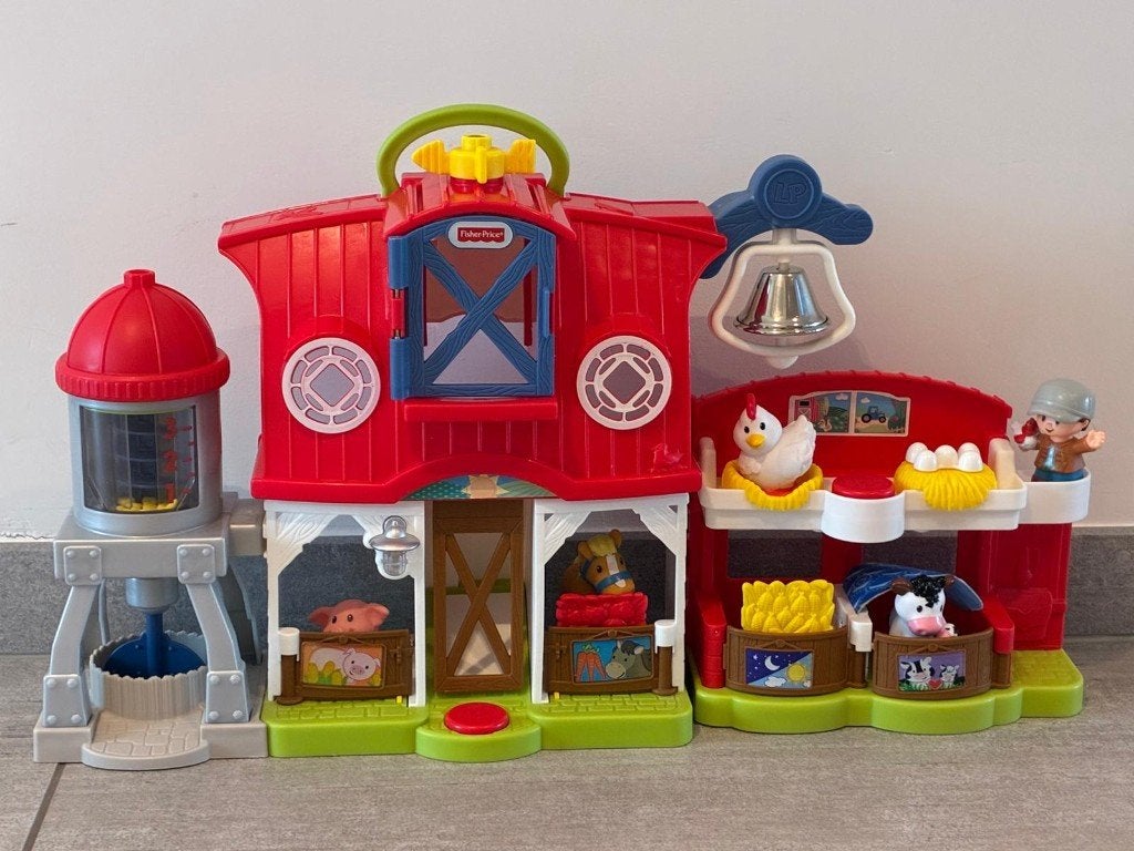 Boerderij Fisher Price Little People, Ophalen, Gebruikt, Speelset, Met geluid
