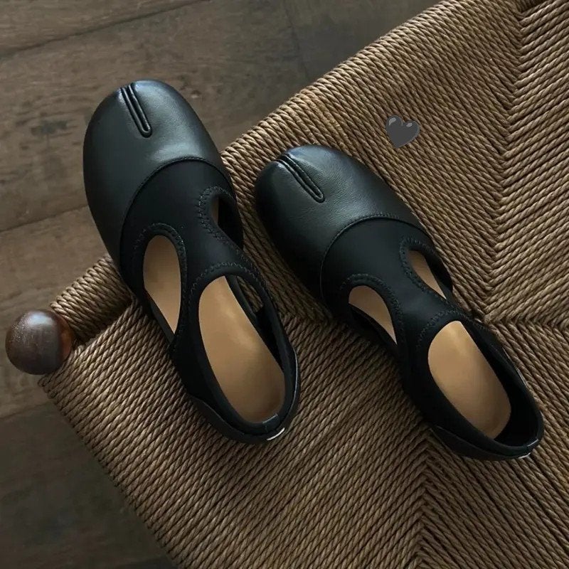 Chaussure ,ballerine, mocassins Tabi noir ,chic et tendance, Neuf, Tabi, Enlèvement, Ballerines