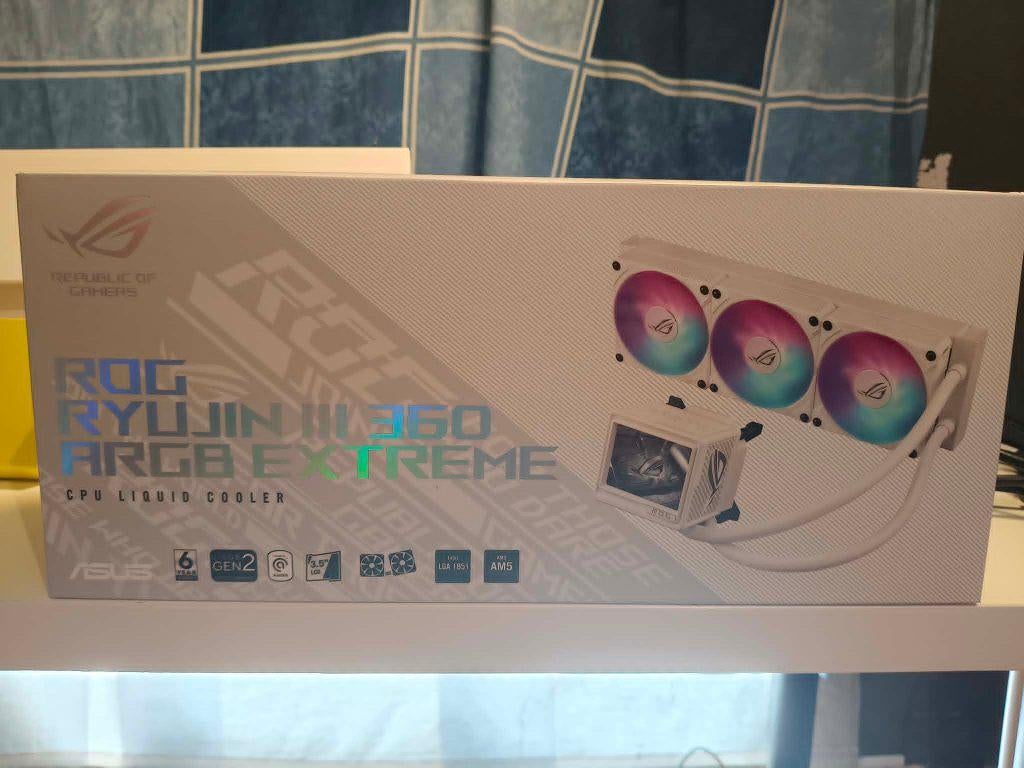 ASUS ROG Ryujin III 360 ARGB Extreme Wit Nieuw SPOTPRIJS, Enlèvement, Comme neuf, Refroidisseur ordinateur à eau