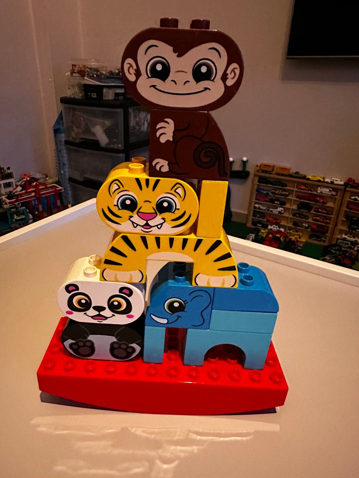 Balncerende dieren: Duplo, Ophalen, Zo goed als nieuw, Duplo